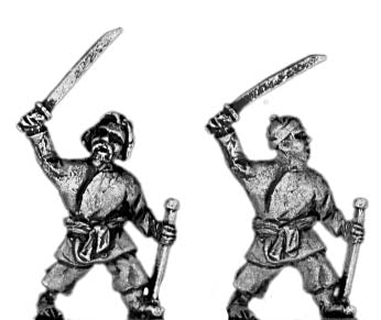 Swordsman with scabbard in left hand (15mm)