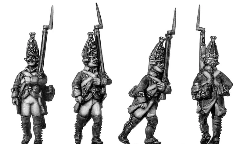 The 1799 Russian Combined Grenadier Battalion Deal (with lapels) (28mm) - Image 2