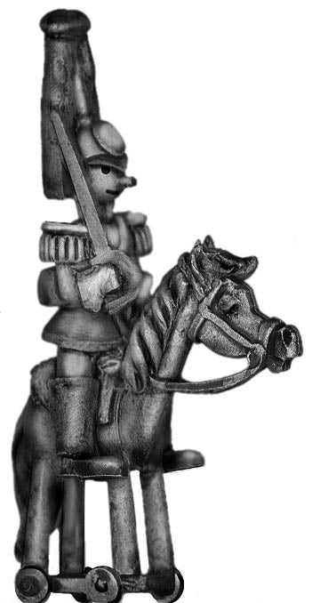 Toy Town Soldier Heavy Cavalry Officer (28mm)