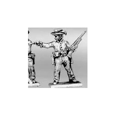 Trooper dismounted shotgun & pistol, hat (15mm)