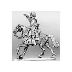 Trooper riding with pistol, cap (15mm)