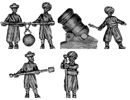 Turkish Mortar and Crew (28mm)