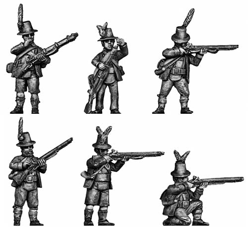  Tyrolean with firearm tall hat (28mm)