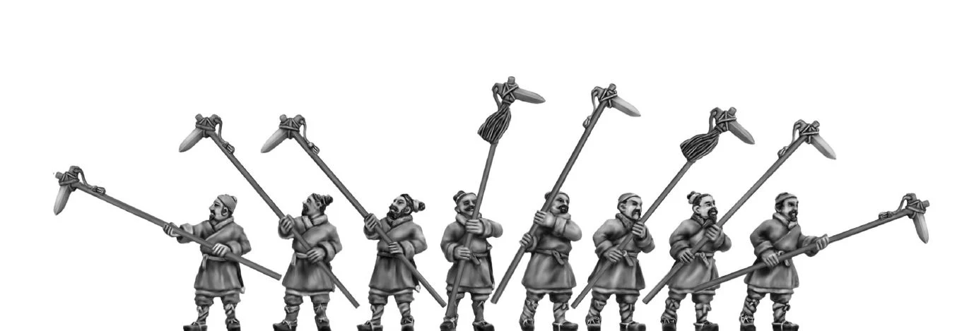 Unarmoured Levy with Halberd (28mm)