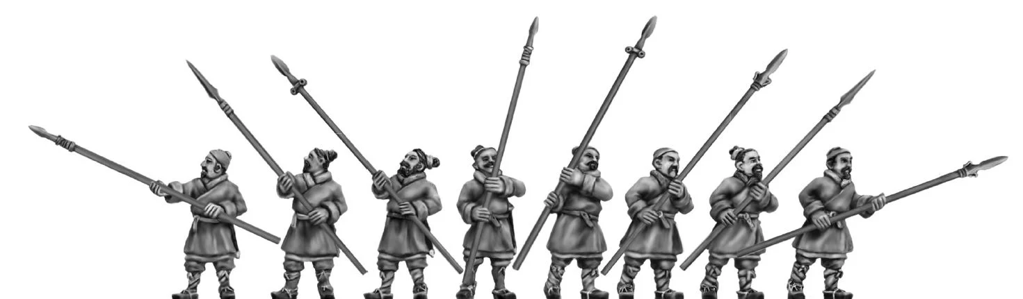 Unarmoured Levy with Spear (28mm)