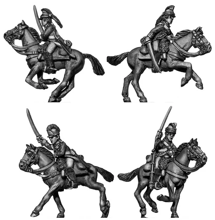 Uniformed Continental Dragoon charging (28mm)