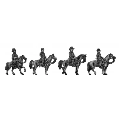 Union Generals - Meade, McLellan, Grant, Sherman (15mm)