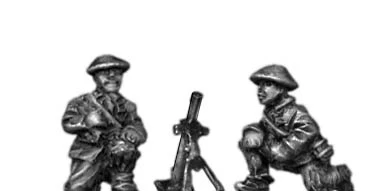 Viet Minh 60mm mortar and crew (15mm)
