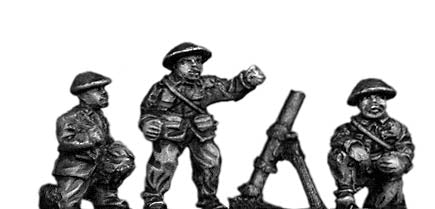 Viet Minh 80mm mortar and crew (15mm)