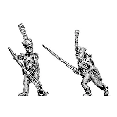 Voltigeur, covered shako, skirmishing (18mm)