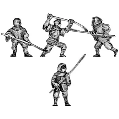Warrior Monks any period with naginata (15mm)