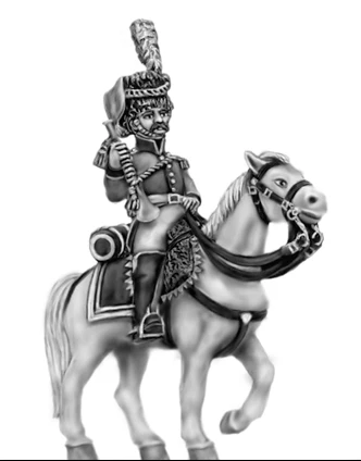 Westphalian Cuirassier Trumpeter 2nd Regt. (18mm) - Image 2