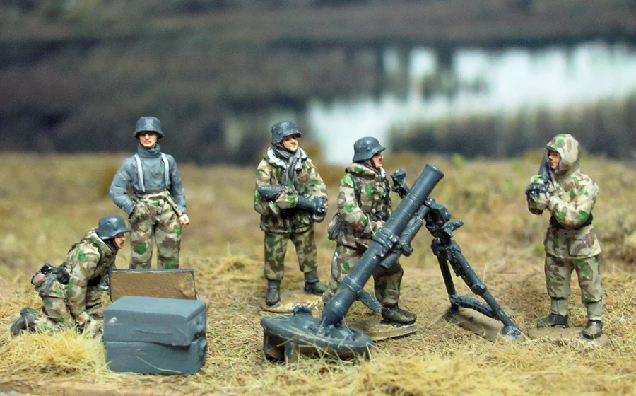 Winter 12cm Gw42 mortar and crew (20mm) - Image 2