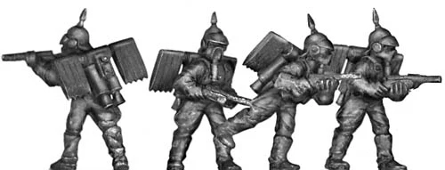 WW1 German with rocket backpack (28mm)